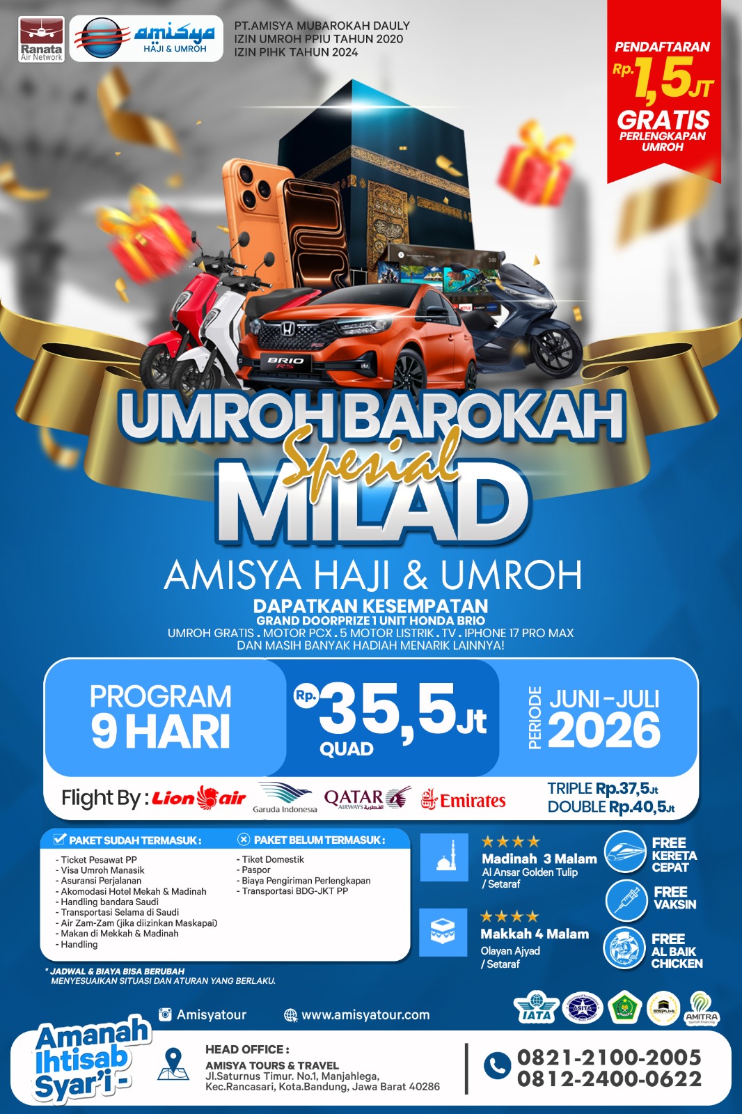 UMROH BAROKAH MILAD