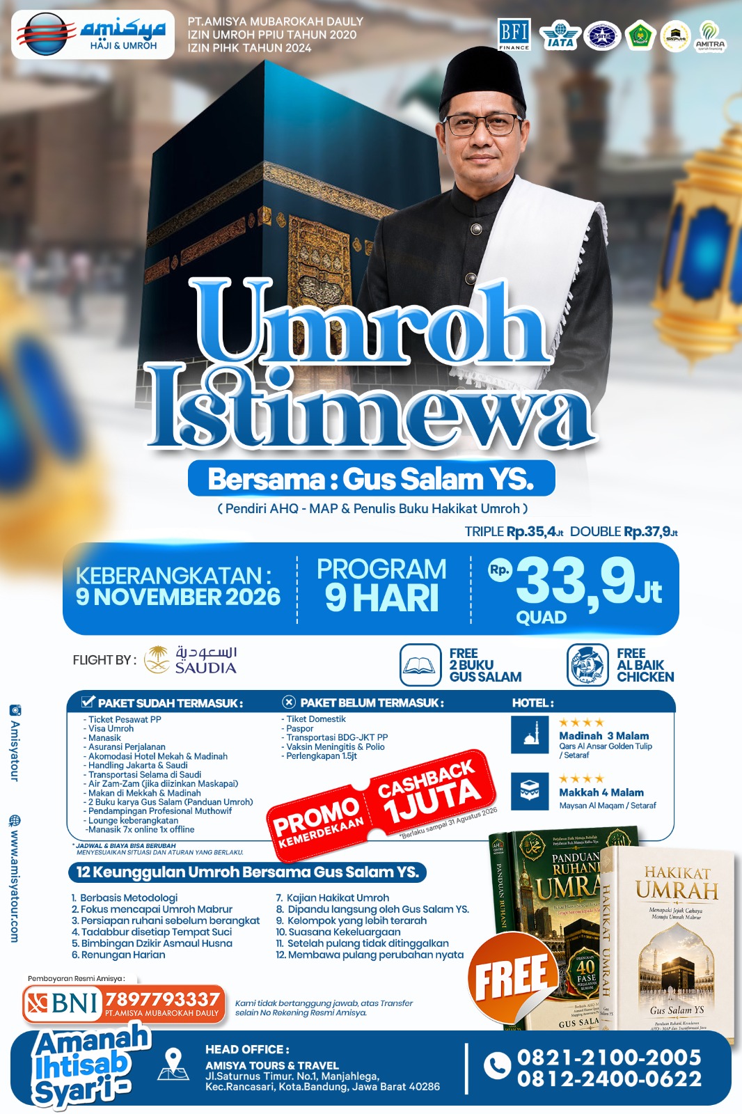 UMRAH ISTIMEWA BERSAMA GUS SALAM YS