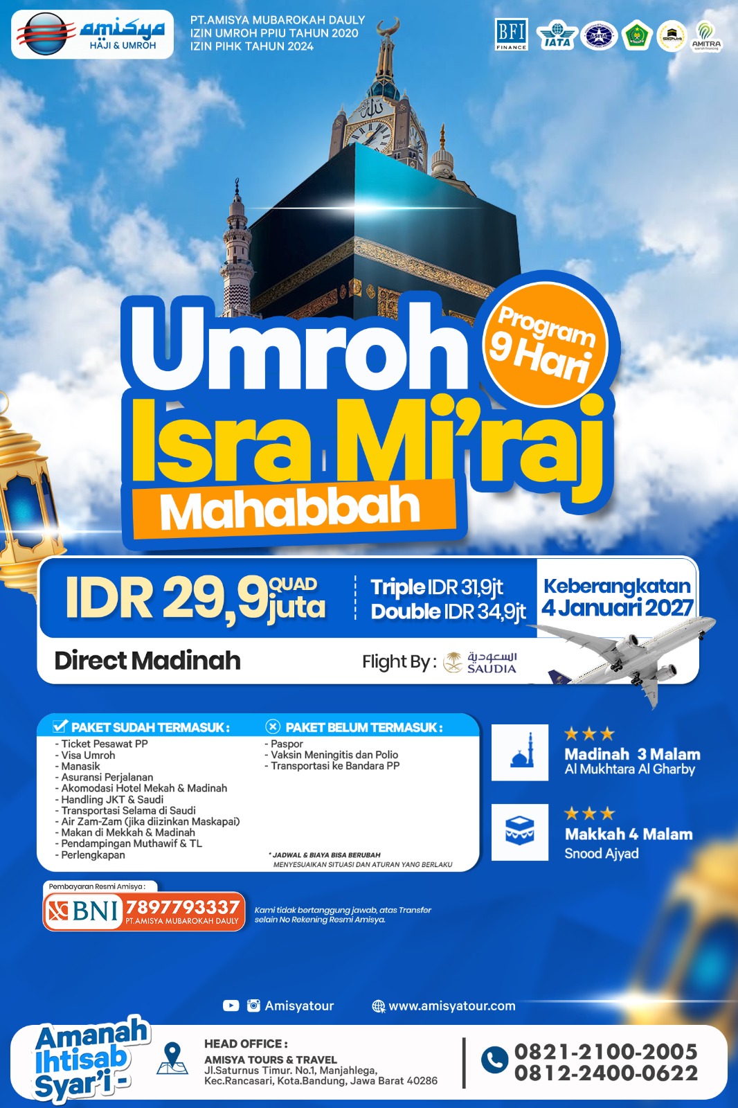 UMRAH ISRA MI'RAJ